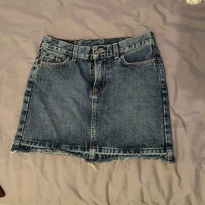 lucky brand jean skirt